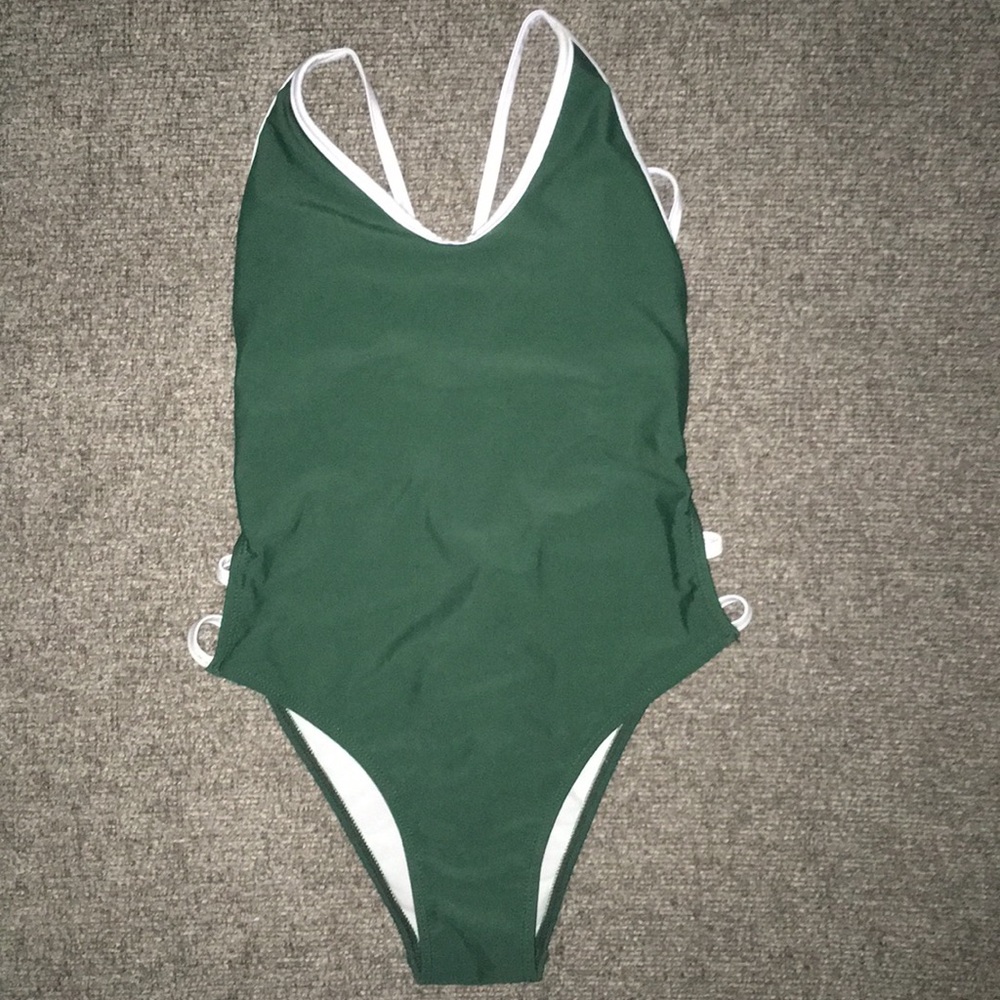 Green one-piece